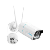 Reolink rlc 511wa 5mp wired and wifi camera with colour night vision two way audio 5× optial zoom box pack with complete accessories